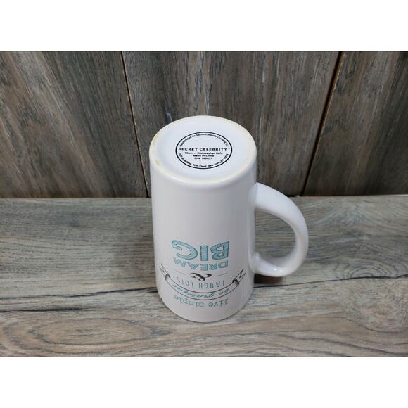 Secret Celebrity Live Simple Be Grateful Laugh Lots & Dream Big Coffee Mug - Picture 6 of 7